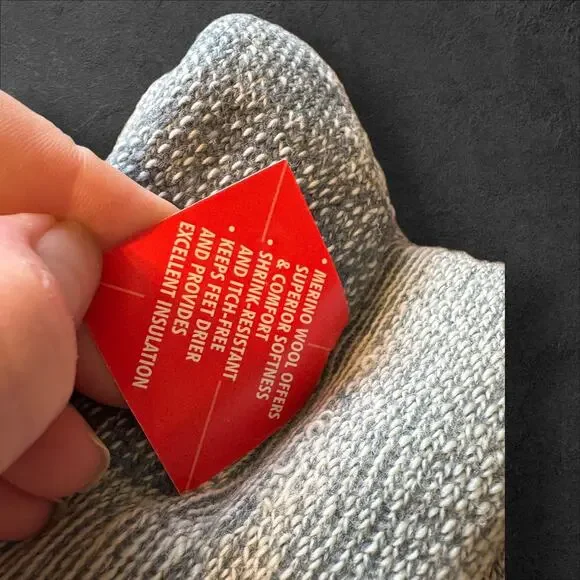 Men's Merino Wool Boot Socks 9-13 L Large Hunter - Picture 2 of 3